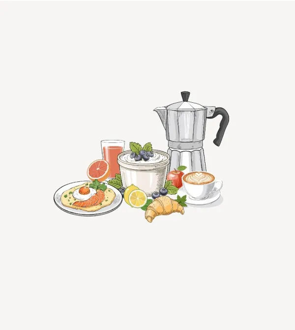 Delicious breakfast at your door