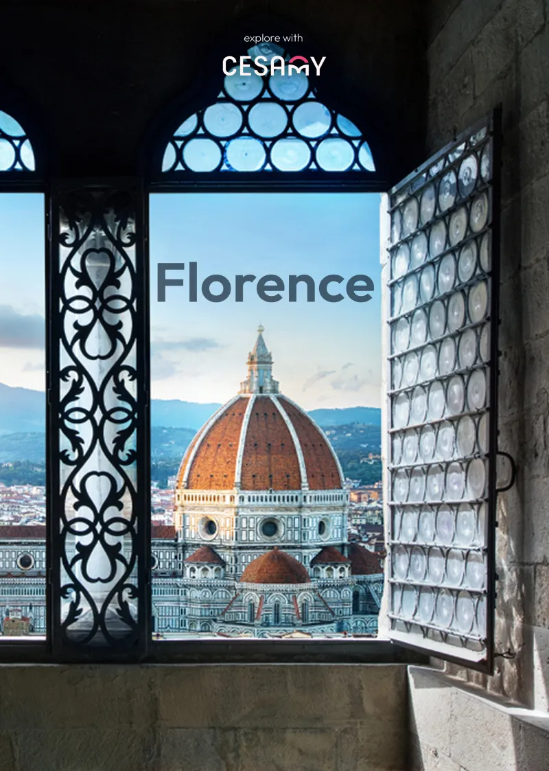 Florence view exploring with Cesamy